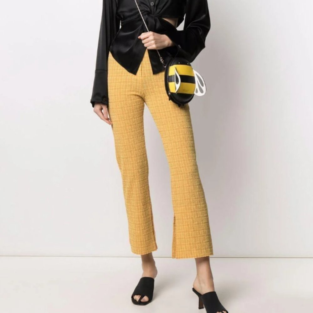 NEW kate spade Buzz Bee Shaped Gold Snake Chain Straped Dress Crossbody Zip Bag - Picture 6 of 6